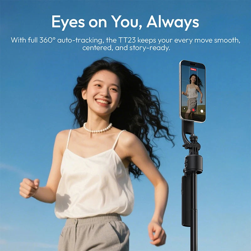 Ulanzi TT23M Auto-Tracking Selfie Stick Tripod | Smart Peaceful Pleasures Health and Wellness