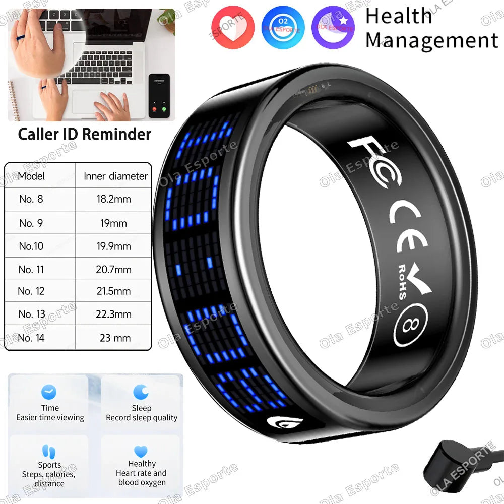 Ola Esporte Smart Ring 2026 – Heart Rate, Sleep & Activity