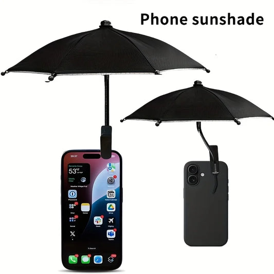 Mobile Phone Mini Sunshade Can Block Sunlight Rain Outdoor Activities Peaceful Pleasures Health and Wellness