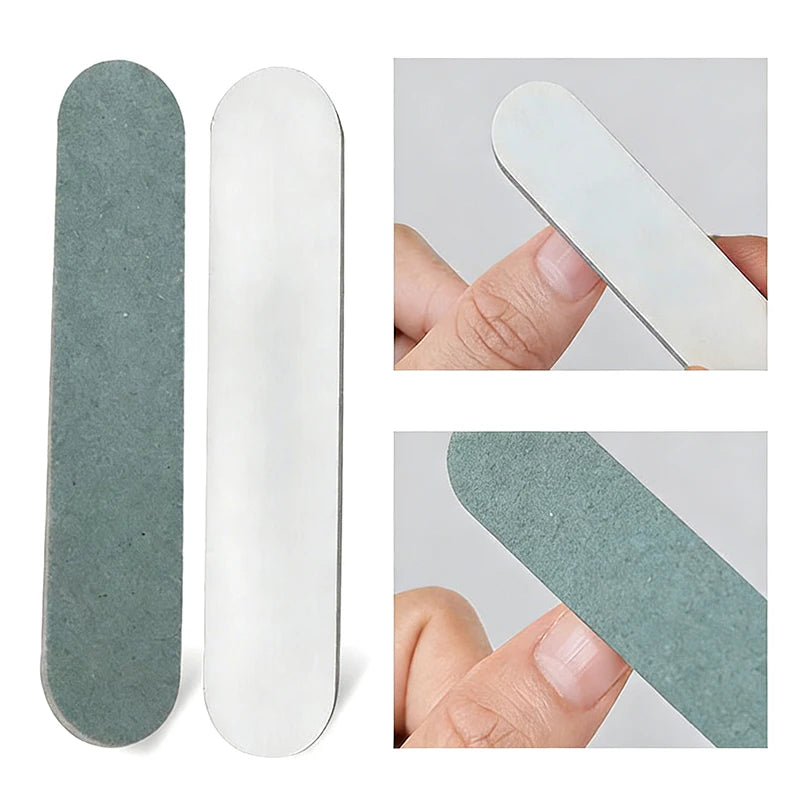 5pcs Mini Nail Files Disposable Wood Sticks Manicure Tools Portable Cleaning Kit For Nail Art Care DIY Home Use Peaceful Pleasures Health and Wellness