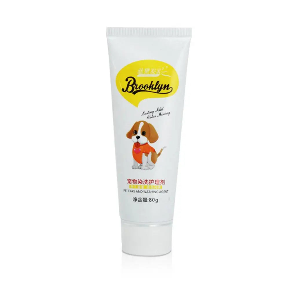 80g Pet Dog Cat Animals Hair Coloring Dyestuffs Dyeing Pigment Agent Supplies Peaceful Pleasures Health and Wellness
