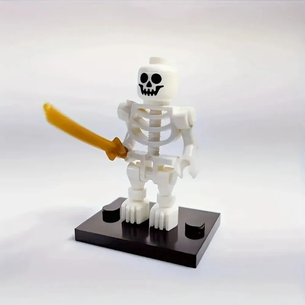 Skeleton Soldier Mini Building Block Figures | Halloween Ninja