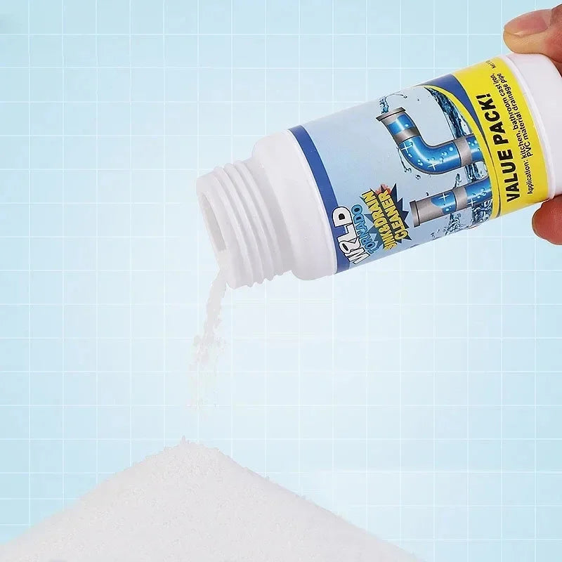 Drain Cleaner Powder – Dissolves Clogs, Hair & Grease Fast