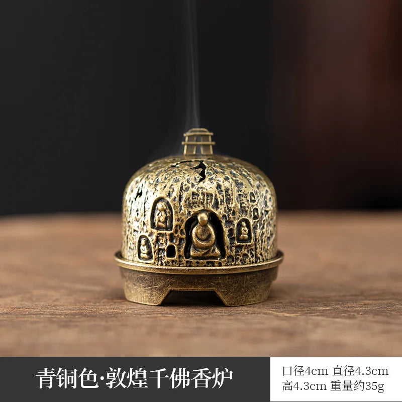 Mini Zen Inspired Small Incense Burner, Small Auspicious Cloud, Incense Plate, Aromatherapy Burner, Incense Path Accessories Peaceful Pleasures Health and Wellness type9