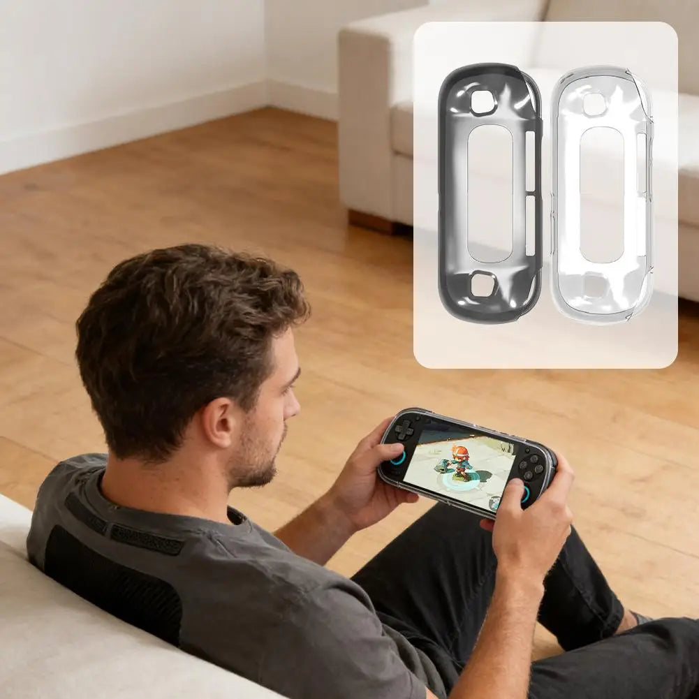 Retroid Pocket 6 TPU Case – Clear Anti-Scratch Protective Cover