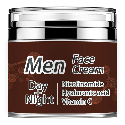 VAITE Mens Face Skin Moisturizer with Collagen, Retinol Ant-Aging, Anti-Wrinkle Under the Eyes Men's cream care for Face with Hi Peaceful Pleasures Health and Wellness 50G