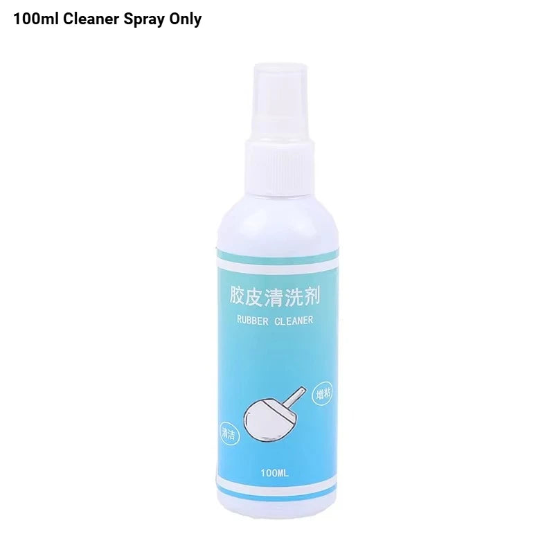 Table Tennis Glue & Cleaner Bundle: 50ml Inorganic Adhesive & 100ml Rubber Cleaning Spray for Racket Care Peaceful Pleasures Health and Wellness Cleaner Spray Only