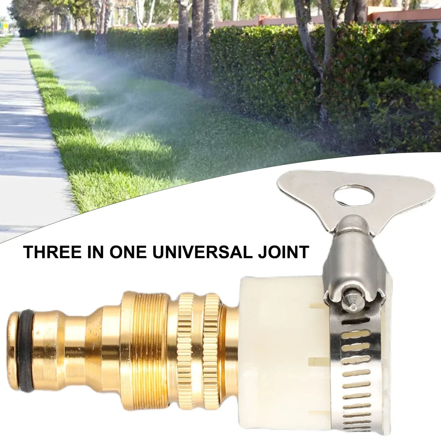 Universal Faucet Tap Adapter 15-23mm Garden Hose Connector
