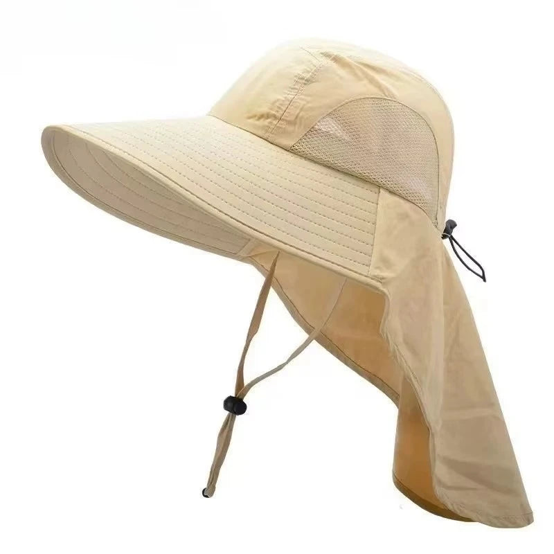 Waterproof Wide Brim Fisherman Sun Hat – UV Protection Cap