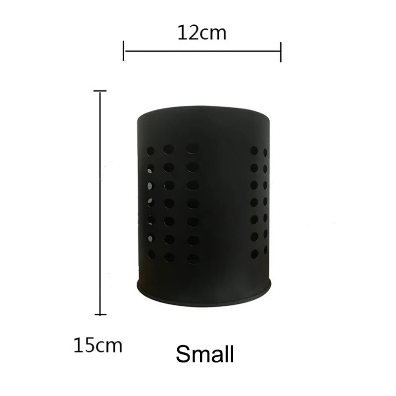 Stainless Steel Chopstick Holder & Utensil Caddy with Drain Holes