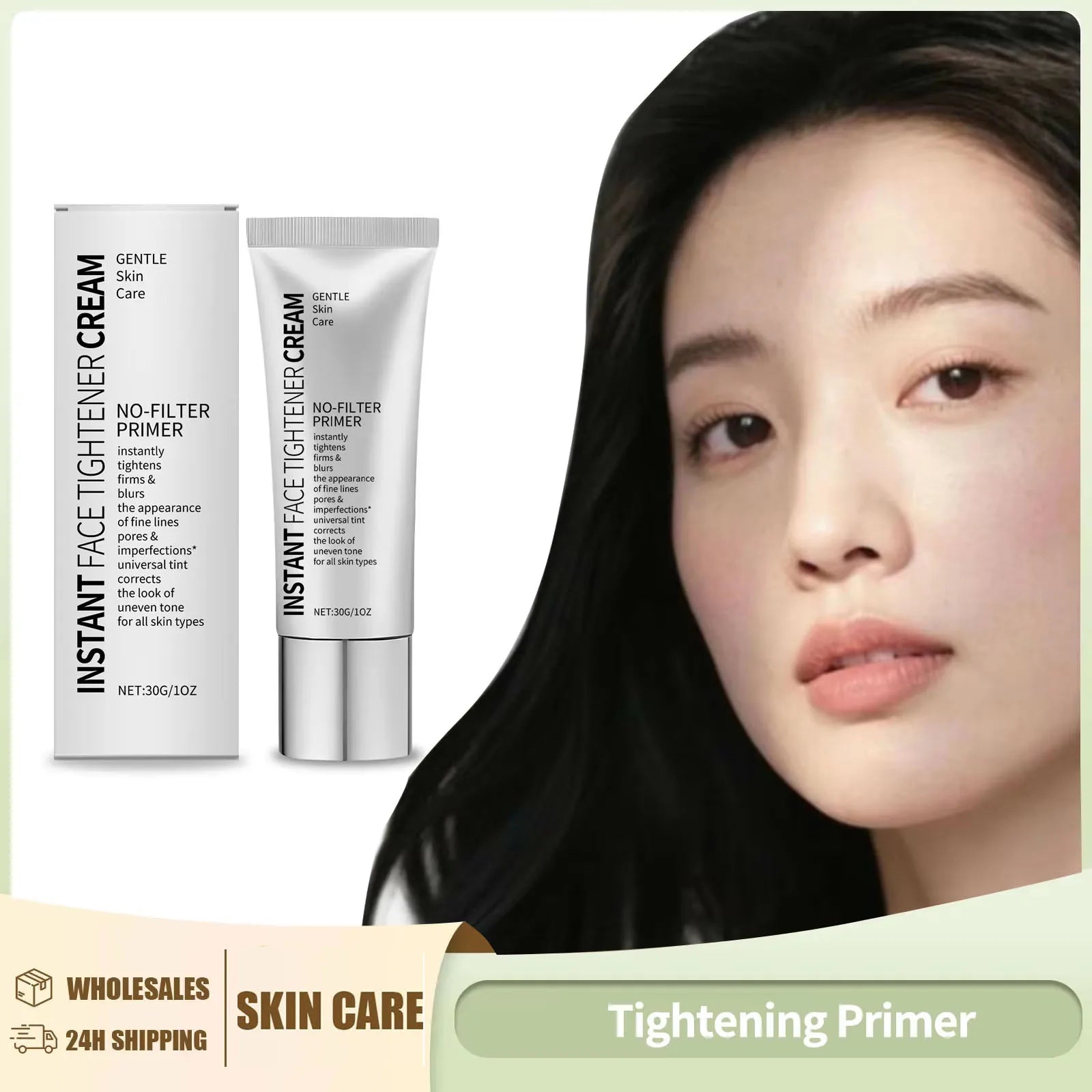 No-Filter Primer Oil Control Hydrate Moisturizing Firming Smoothing Reduce Redness Improve Dulness Nourish Primer Makeup Cream Peaceful Pleasures Health and Wellness