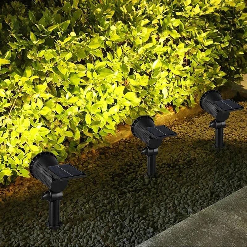 Solar 9-LED Spotlight IP65 Waterproof Landscape Garden Light