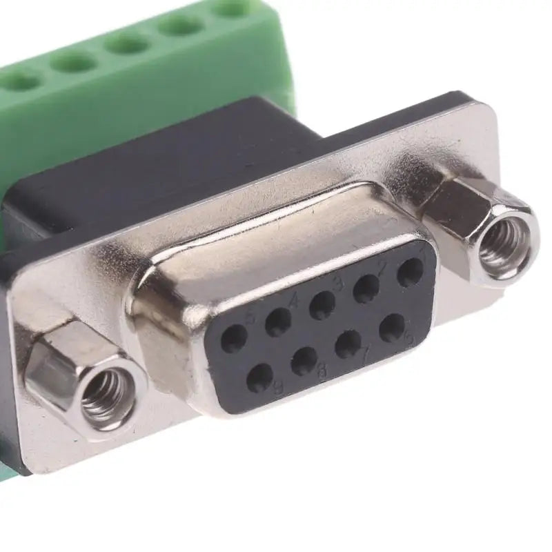 New 5Pcs DB9 Male Female Adapter Signals Terminal Module RS232 RS485 Serial To Terminal 9-Pin 9-Hole Connector Peaceful Pleasures Health and Wellness