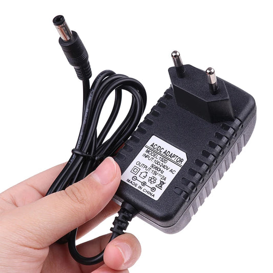 15V2A AC 100V-240V Converter Adapter DC 15V 2A 2000mA Power Supply EU US Plug 5.5mm x 2.1-2.5mm Peaceful Pleasures Health and Wellness