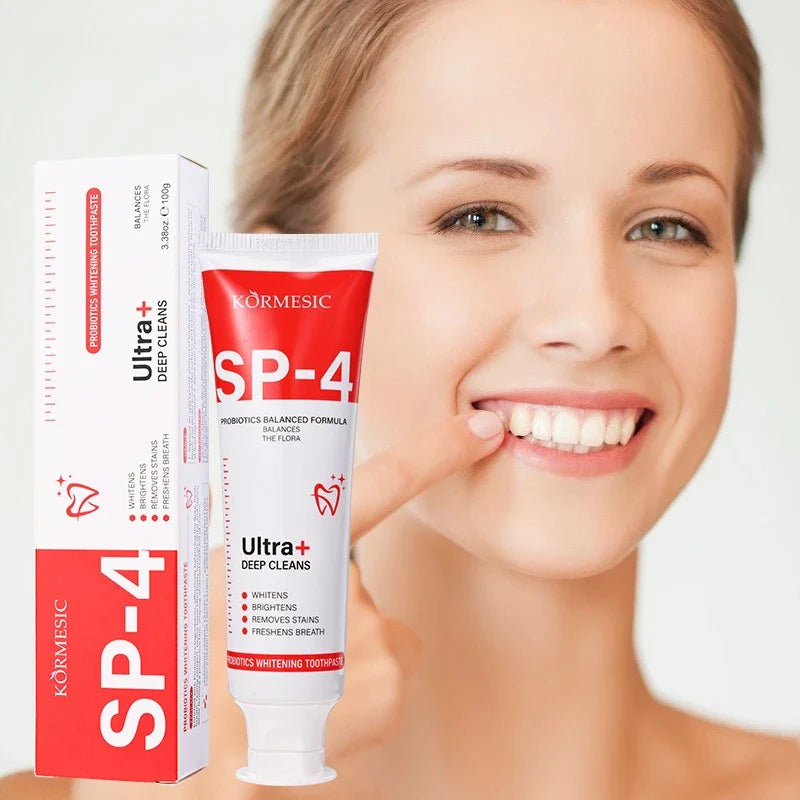 SP-4 Probiotic Brightening Toothpaste | Amino Acid Fresh Breath 100g