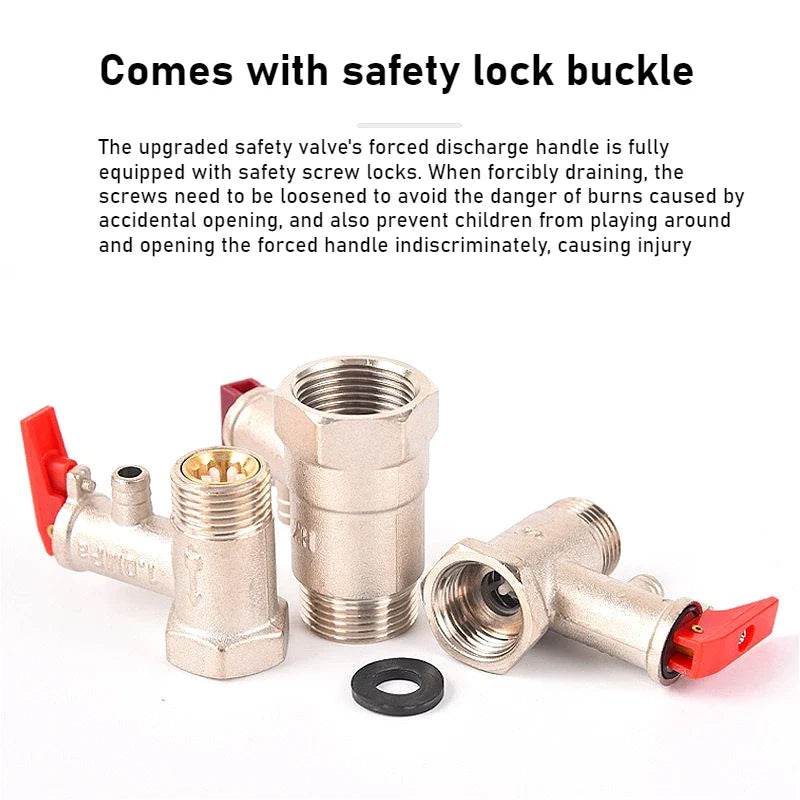 Brass Adjustable Pressure Relief Safety Valve | CE Certified