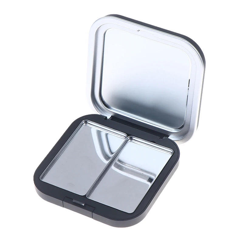 Magnetic Empty Makeup Palette Matte Black with Mirror & Pans