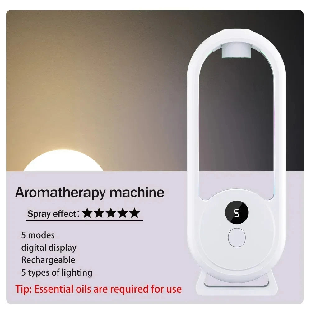Automatic Home Fragrance Machine Essential Oil Diffuser Nebulizer Perfume Scent Machine for Kitchen and toilet deodorization Peaceful Pleasures Health and Wellness Diffuser Machine