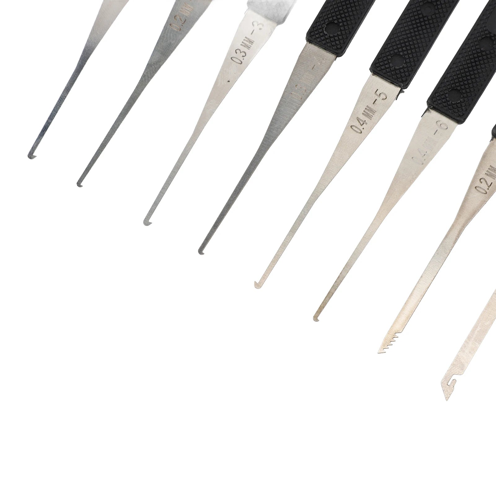 12PCS Lock Pick Set Locksmith Supplies Broken Key Auto Extractor Remove Hooks Stainless Steel DIY Hand Tools Hardware Peaceful Pleasures Health and Wellness