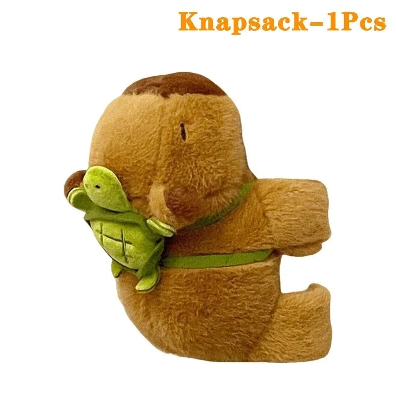 Capybara & Dolphin Snap Circle Plush Wrist Toy | Party Decor