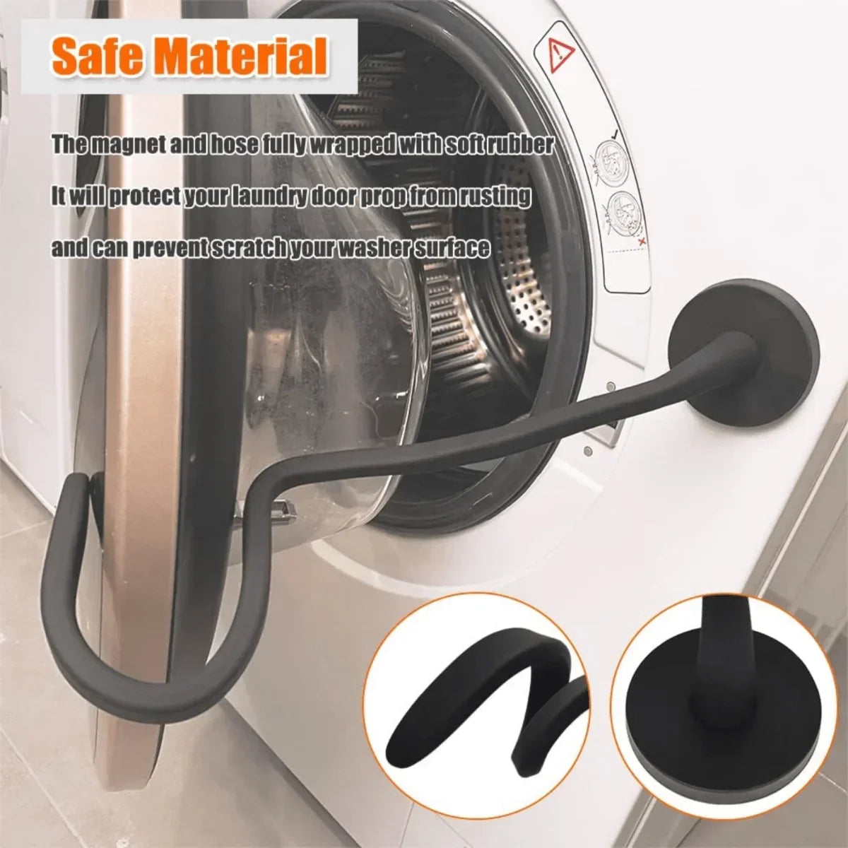 Magnetic Washing Machine Door Holder – Silicone Bracket
