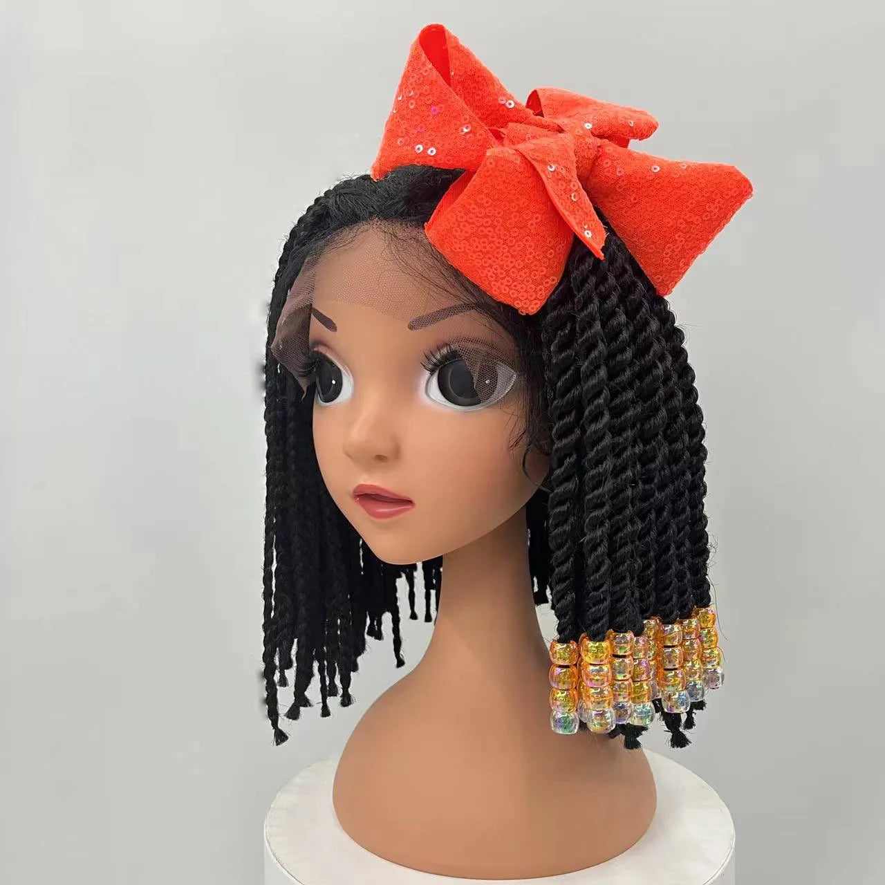Christmas Sequin Bows Girl Ponytail with Beads Kids Ponytail Braids Kids Ponytail Hair Extension Peaceful Pleasures Health and Wellness colors 11 China Mainland