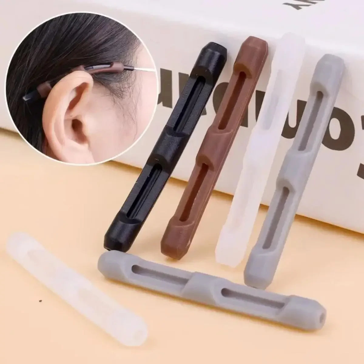 Silicone Glasses Ear Hooks Anti-Slip Grips 10/20pcs