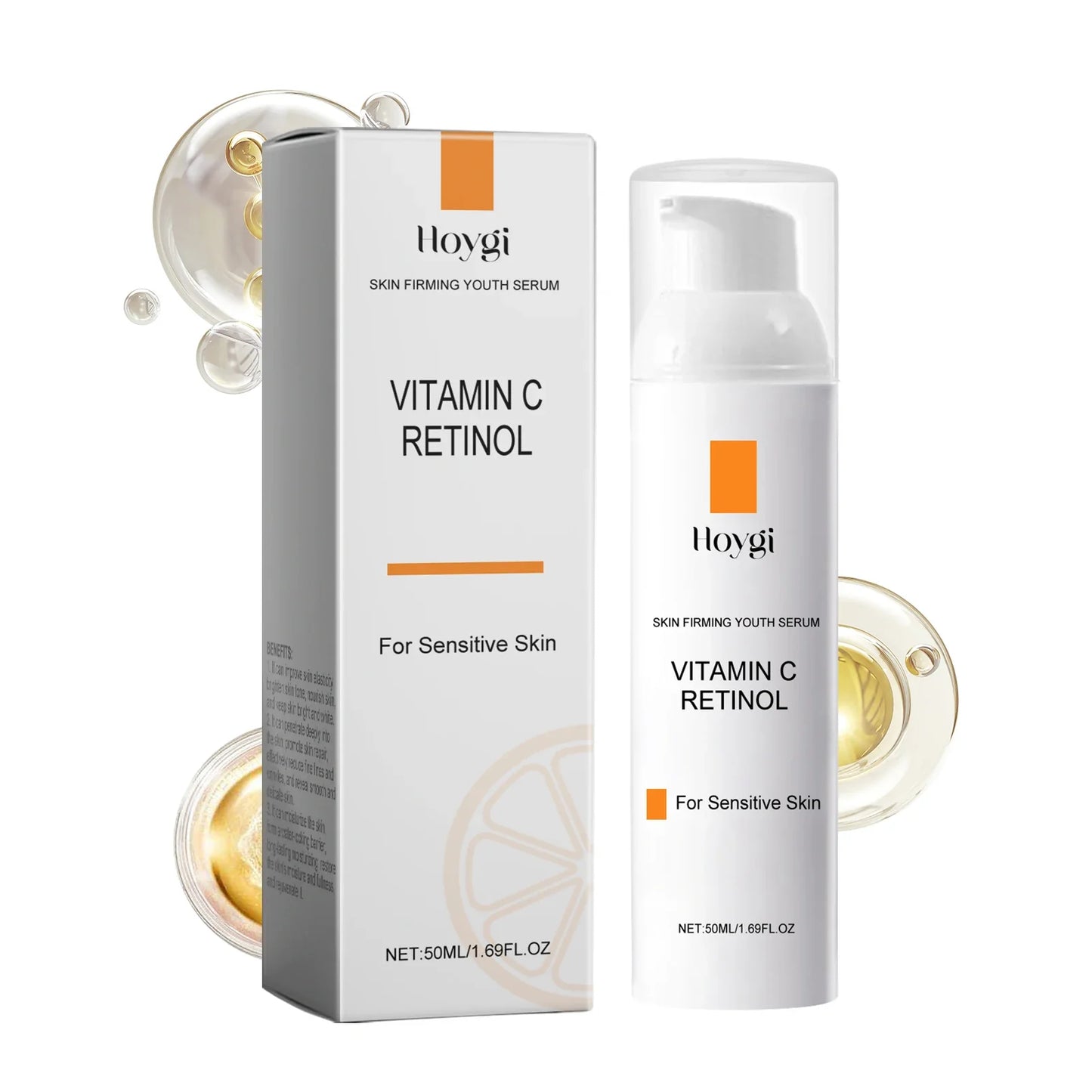 Hoygi Retinol Vitamin C Face Cream – Anti-Aging, 50ml
