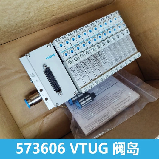 Festo VTUG-18 Valve Island Parts 573606 | VRLK VRPT MSDR Valve Island Parts Peaceful Pleasures Health and Wellness 573606 VTUG-10