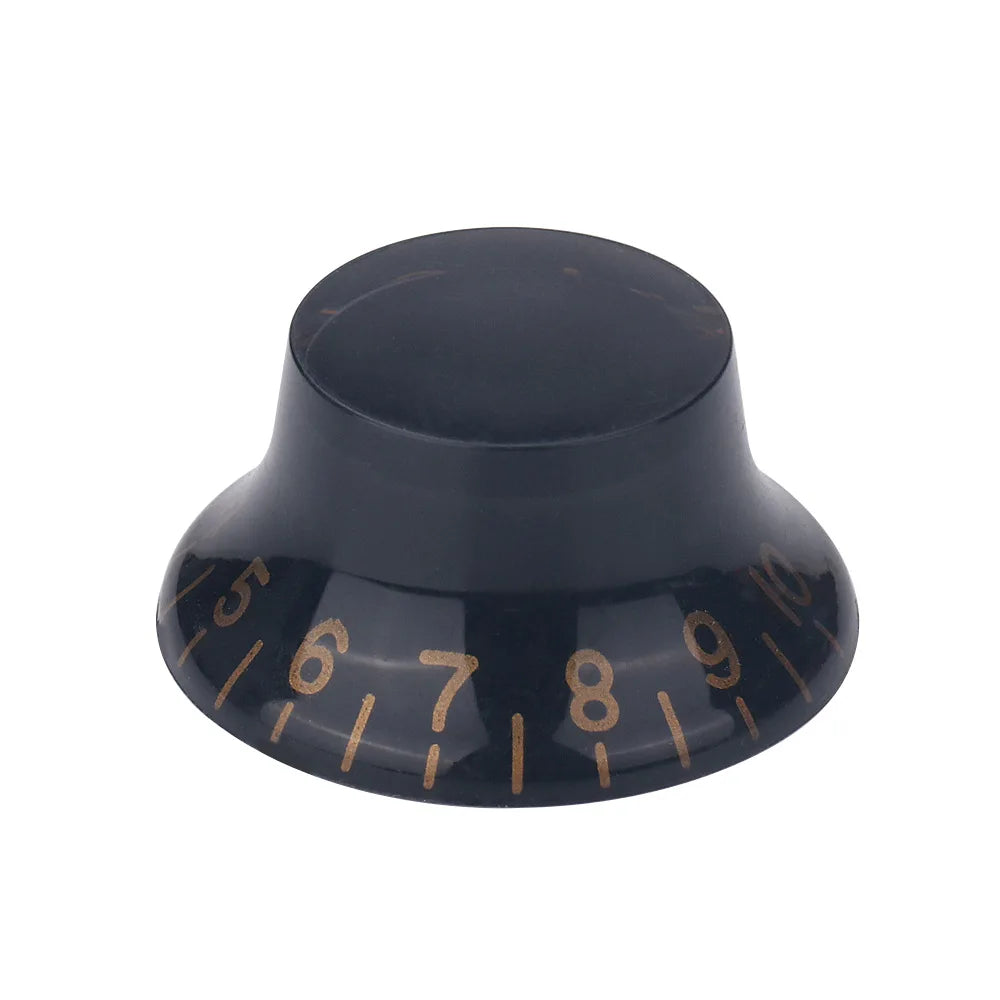 Hat Transparent Volume Tone Control Knob Electric Guitar Dia Hole