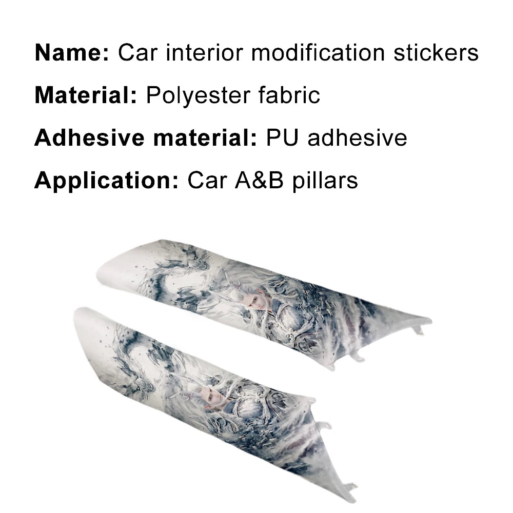 Universal Car Interior AB Stickers – Trim & Vent Decals Peaceful Pleasures Health and Wellness