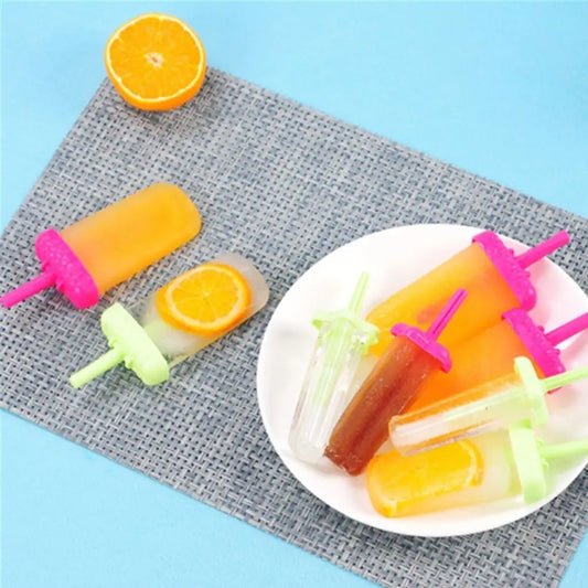 DIY Ice Cream Molds – 6-Cavity Reusable Popsicle Maker Tray Popsicle Mold Set Peaceful Pleasures Health and Wellness
