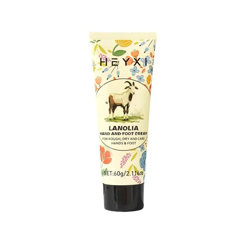 Lanolin Hand & Foot Cream Long-lasting Moisturizing Gentle Repair Chapped Skin Relieve Dryness Nourishing Smooth Skin Care Cream Peaceful Pleasures Health and Wellness 1pcs 60g
