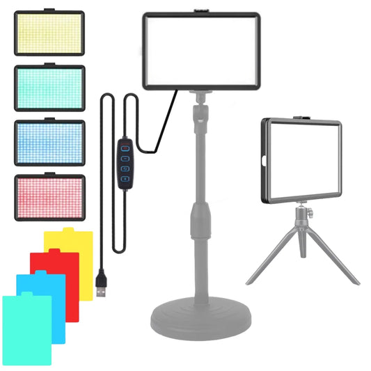VeFly 8" LED Fill Light with RGB Filters for Live Streaming Photography Fill Light Oasis Select