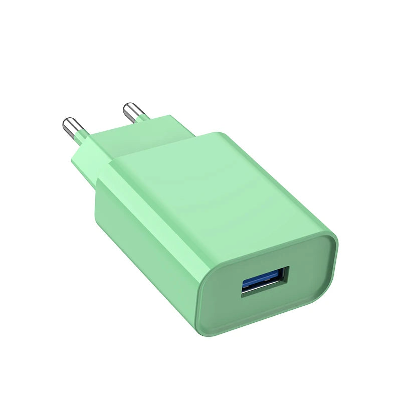 10W USB Wall Charger 5V 2A | EU & US Plug for iPhone Samsung