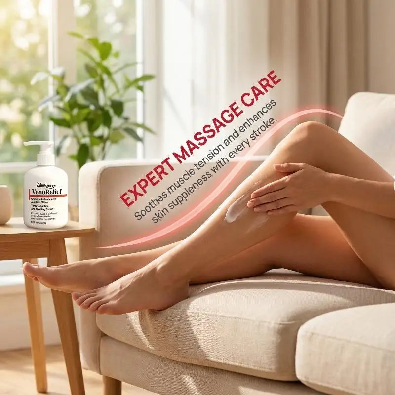 Relief Leg Care Cream Promote Daily Gentle Skin Care Massage Leg Discomfort Comforting Care Crea Peaceful Pleasures Health and Wellness