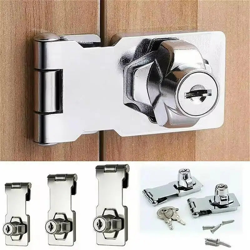 3-Digit Combination Password Lock Security Door Bolt Cabinet Password Lock Drawer Lock Anti-theft Household Cabinet Hardware Peaceful Pleasures Health and Wellness