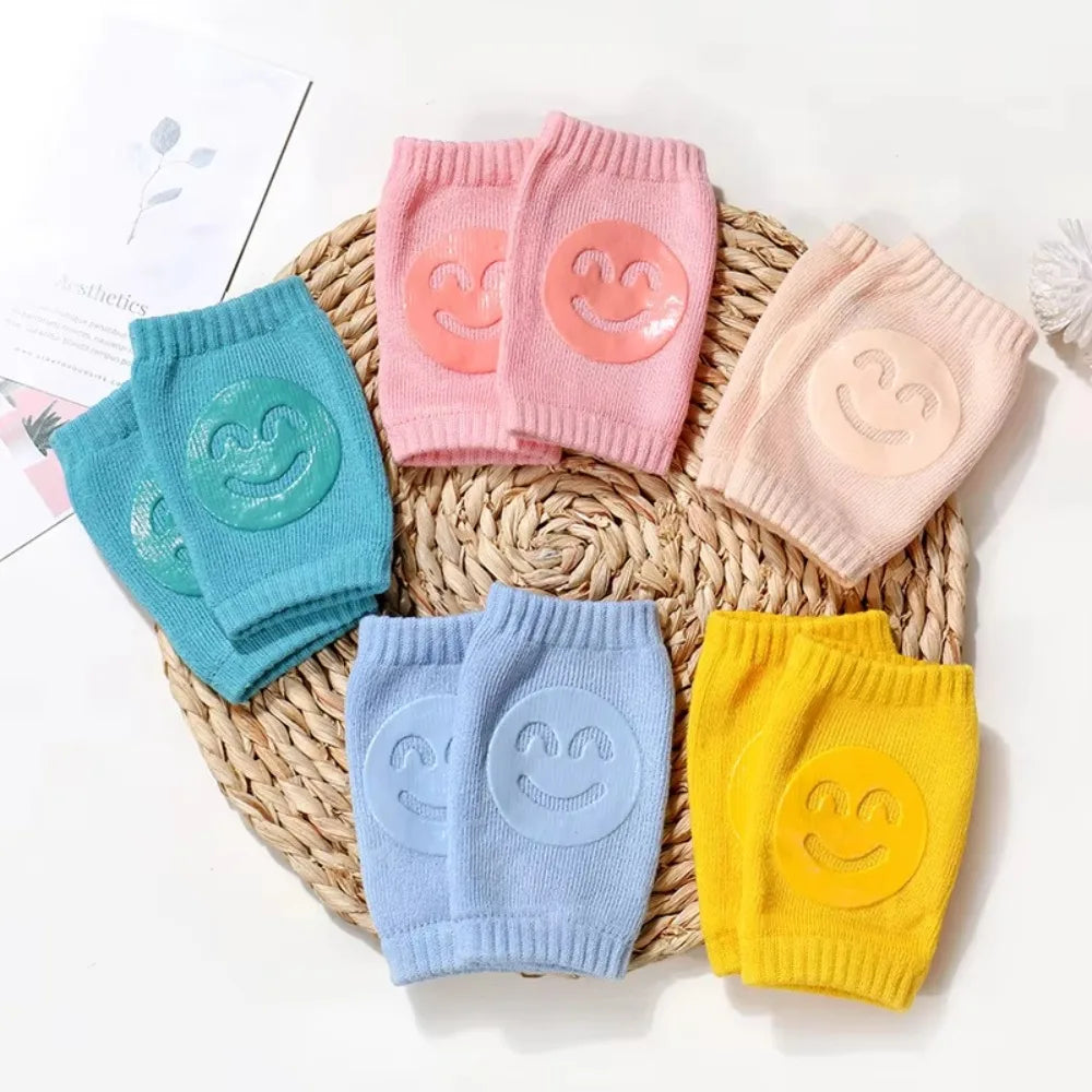Baby Accessories Knee Pads Leg Warmer Gaiter Smile Girl Boy Kids Crawling Elbow Kneepad Slips Toddlers Infant Legging Elbow Peaceful Pleasures Health and Wellness
