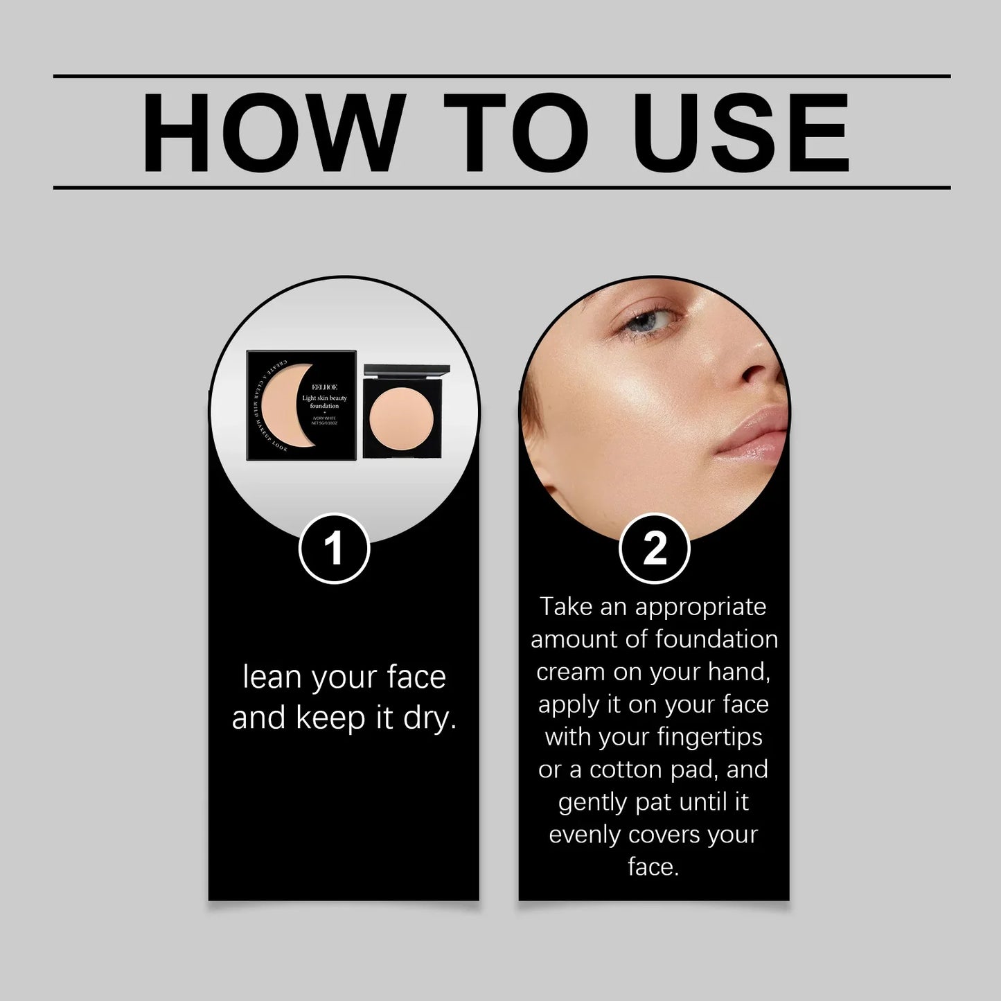 Eelhoe Matte Foundation – Full Coverage Hydrating & Waterproof