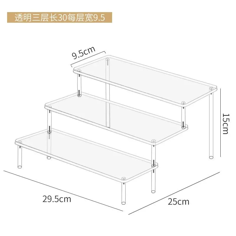 Clear Acrylic Display Stand | Perfume, Cupcake & Figurine Riser