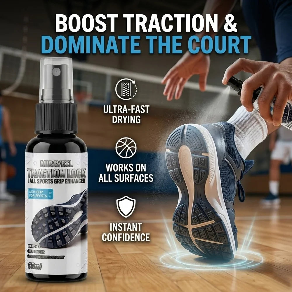 Miravexl Shoe Grip Spray 50ml – Anti-Slip Court Traction