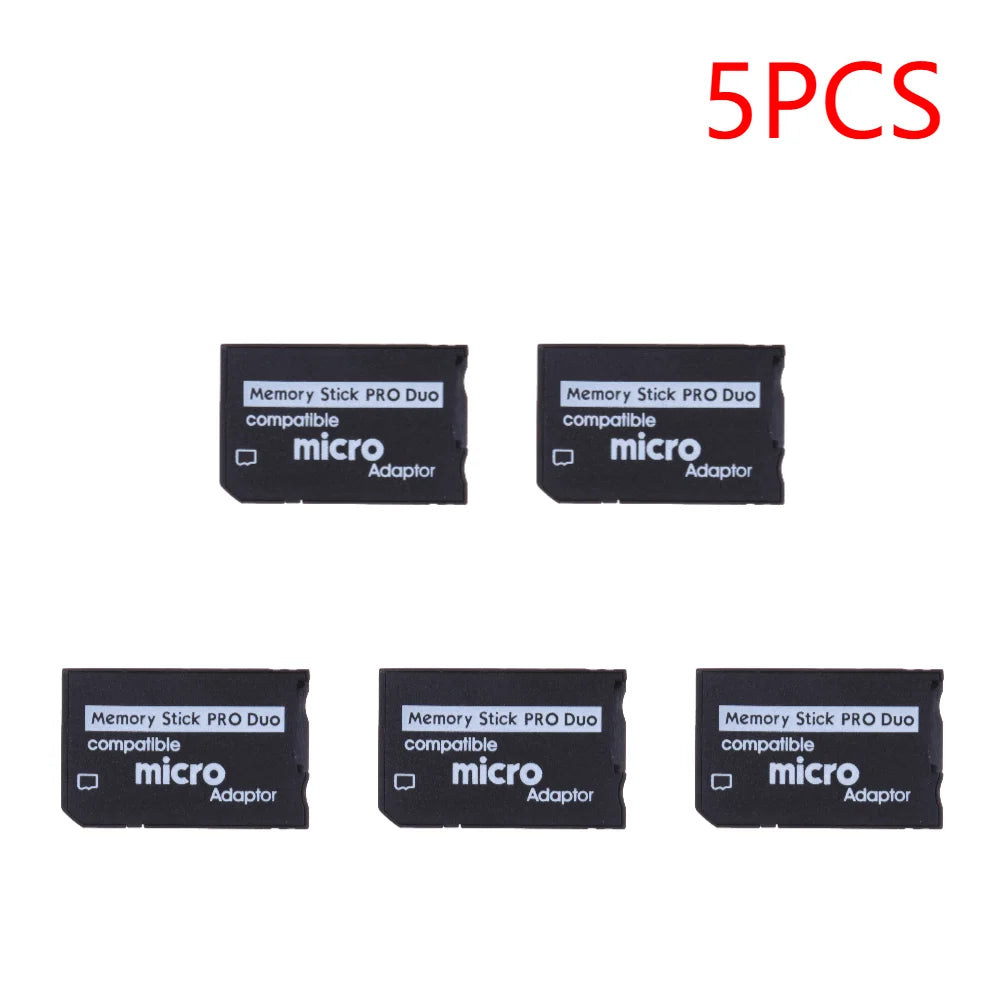 1-20PCS Mini Memory SD TF To MS Card Memory Stick Card Adapter For PSP Card Single/Dual 2 Slot Adapter For Pro Duo Plug And Play Peaceful Pleasures Health and Wellness 5PCS