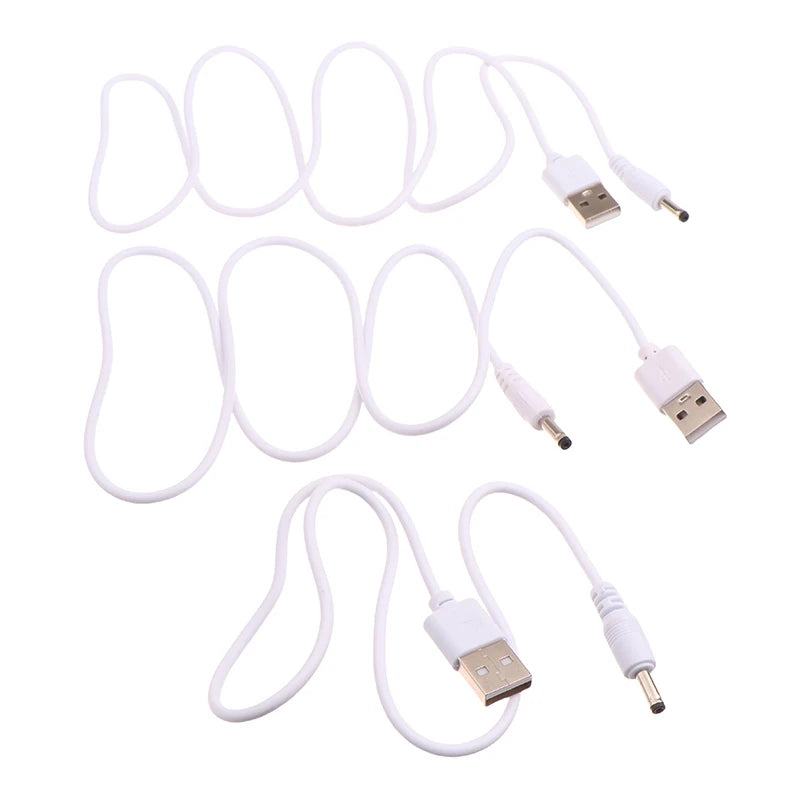 New USB To DC 3.5mm Power Cable Jack Connector 5V Charger Power Cable Universal For HUB Mini Fan Router Ser MP3/MP4 Peaceful Pleasures Health and Wellness