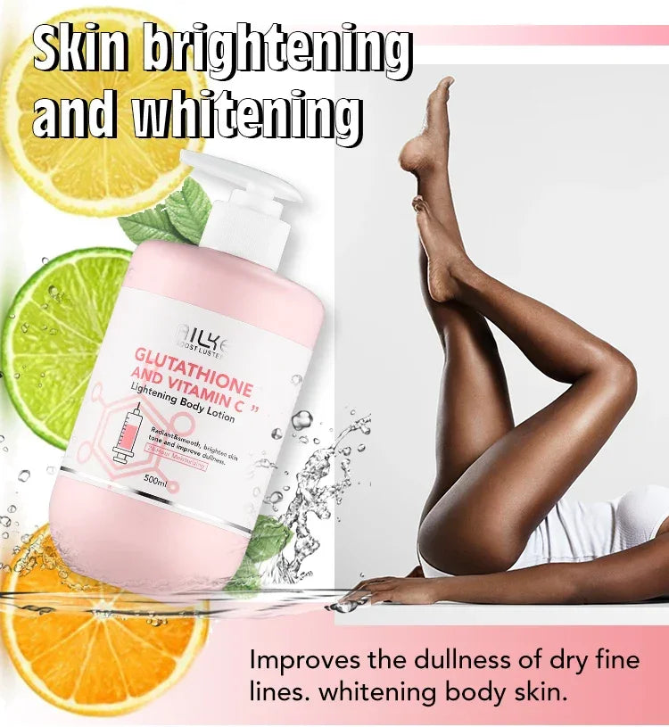 AILKE Vitamin C & Glutathione Brightening Body Lotion 500ml Peaceful Pleasures Health and Wellness