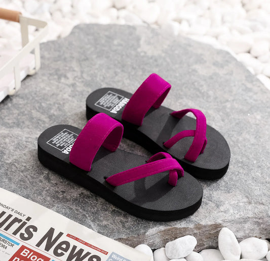 Women's Lightweight Summer Flip-Flop Slippers | Non-Slip Flat
