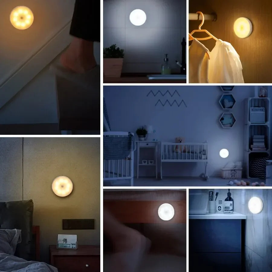 USB Rechargeable LED Motion Sensor Night Light | Cabinet Closet