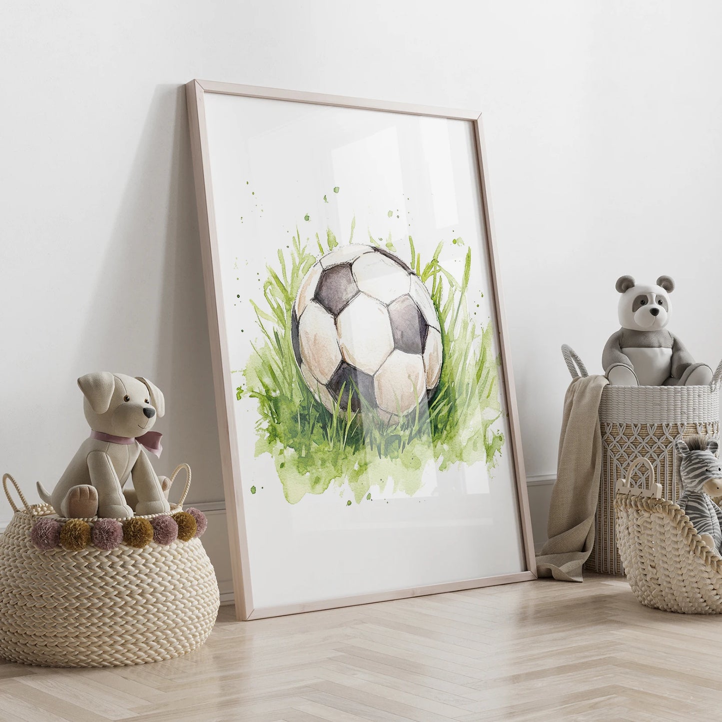 Personalized Football Canvas Wall Art | 3-Piece Sports Print