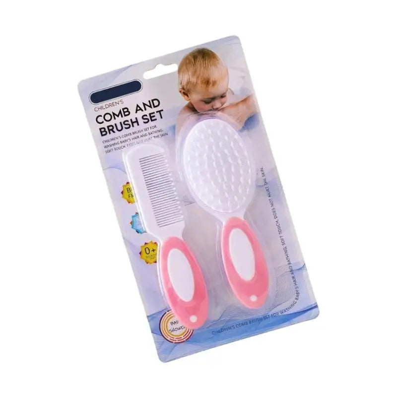 Baby Bath Brush & Comb Set – Soft Bristles for Infant Scalp