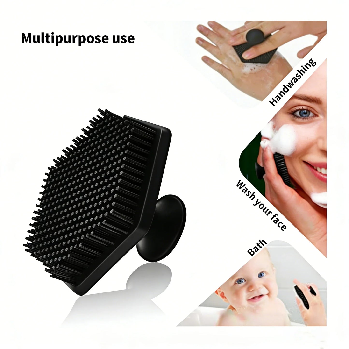 Soft Silicone Facial Cleansing Brush – Gentle Makeup Remover