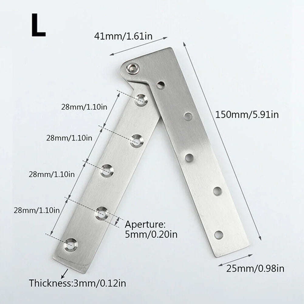 Stainless Steel Invisible Pivot Door Hinge | Hidden Axis S/M/L